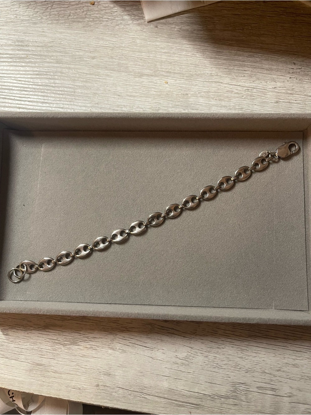 BANANA REPUBLIC SILVER MARINER BRACELET